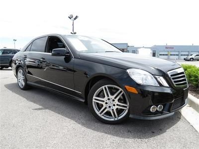 2010 mercedes benz e550 one owner low miles black on black benz!!