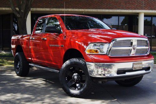 2011 dodge ram 1500 slt hemi 4x4 6 inch lift 20 inch rock stars clean carfax