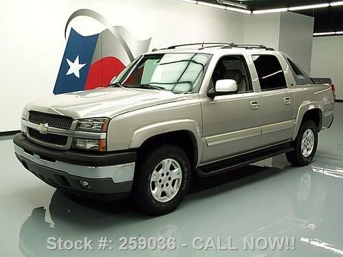 2005 chevy avalanche lt sunroof htd seats roof rack 80k texas direct auto