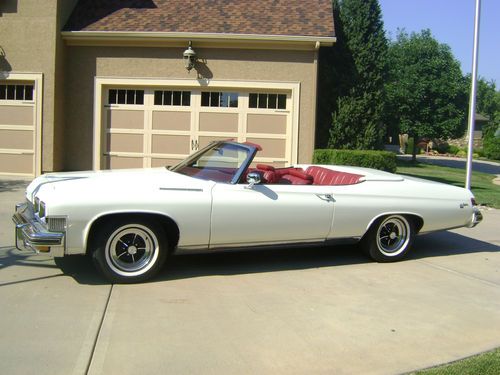 1974 buick lesabre luxus convertible with the rare 455 engine, get 1.99% 60mo's