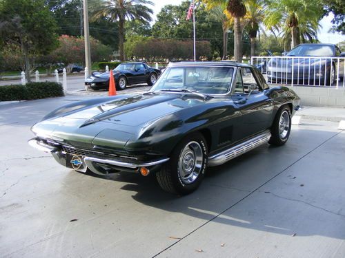 1967 chevy corvette convertible l79 327 ci 350 hp 4-speed side exhaust