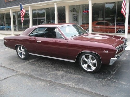 1967 chevrolet chevelle ss madeira maroon 427 ci muncie m22 4 speed 12 bolt