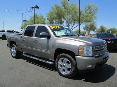 2013 4x4 4wd gray automatic v8 leather miles:4k crew cab pickup truck certified