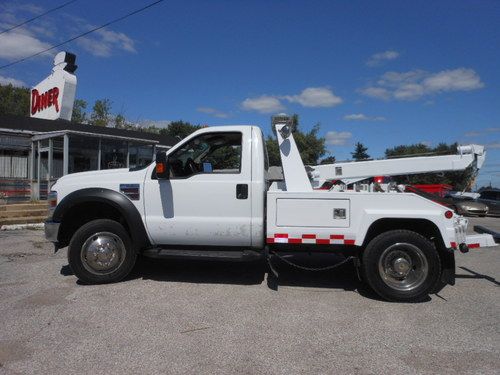 2008 ford f550 wrecker tow truck! jerr-dan wheel lift 6.4l powerstroke diesel!