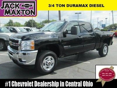 2011 chevy silverado 2500 3/4 ton diesel 4-dr back-up cam tow hitch bed liner