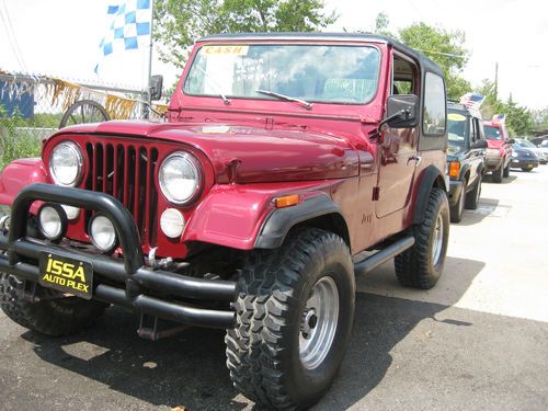 1985 jeep cj7 with a brand new engine and a 7 year warranty. new wheels and tire