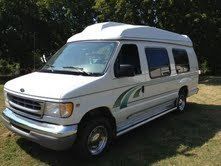 1999 ford econline la west conversion handicapped van with folding bed