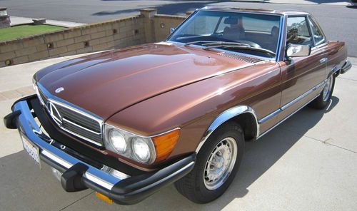 1979 mercedes-benz 450sl convertible immaculate all original with both tops