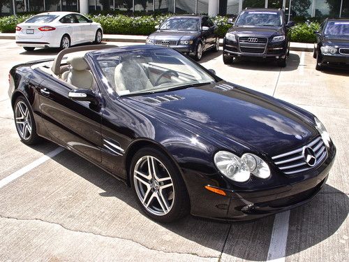 2004 mercedes-benz sl500 convertible amg rims 05 clean carfx florida car