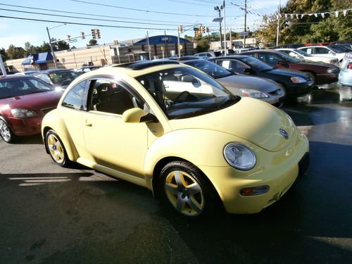 2001 volkswagen beetle sport 55,000 miles leathe no reserve super rare find!!!!!