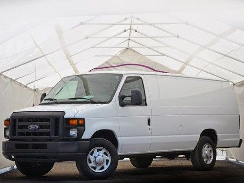 Automatic factory warranty rear a/c cargo van v-8 off lease only