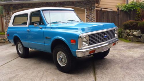 1972 chevrolet k5 blazer one owner frame off restoration numbers matching