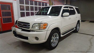 No reserve-2003 toyota sequoia limited front end damage-clear title
