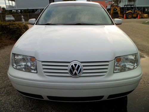 2002 volkswagen vw jetta gls tdi sedan 4-door 1.9l diesel 45 mpg sunroof white