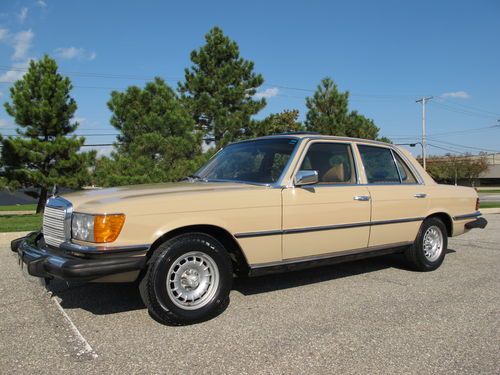 1975 mercedes 450 se sedan - only 37,300 original miles - remarkable condition