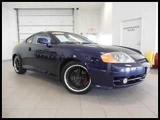 03 tiburon gt, v6, leather, sunroof, new tires, very clean! runs great!