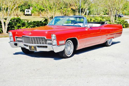 Beautiful 1968 cadillac deville convertible fully restored in amazing condition