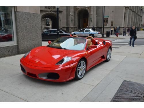 2005 f430 spider red / tan f1 nicely equipped call chris @ 630-624-3600
