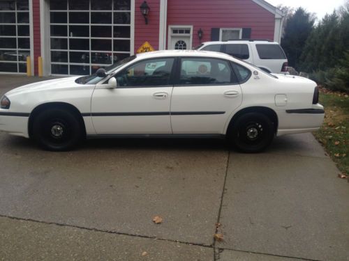 2005 chevy impala-  retired police car