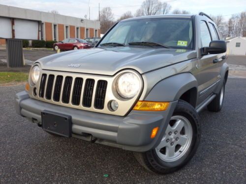 Jeep liberty sport crd diesel 4x4 serviced sunroof free autocheck no reserve