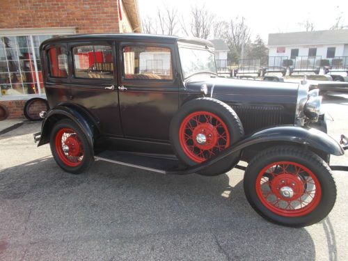 1931 ford model a...slant window sedan...
