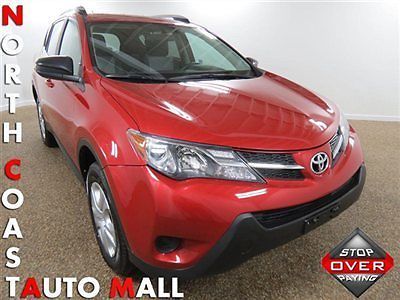 2013(13)rav4 le awd red/gray fact w-ty only 15k mls keyless backup phone cruise