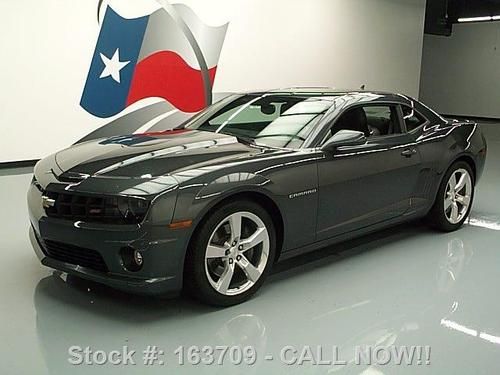 2010 chevy camaro 2ss htd leather park assist 20&#039;s 24k texas direct auto