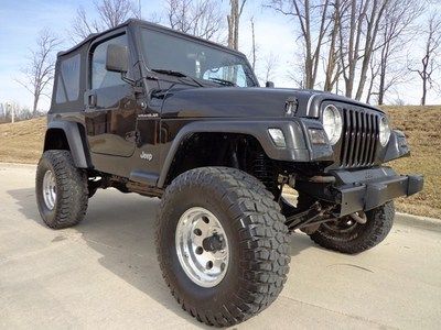 2000 jeep wrangler no reserve lifted! clean! 5-speed! jeep! wrangler! 99 01 02