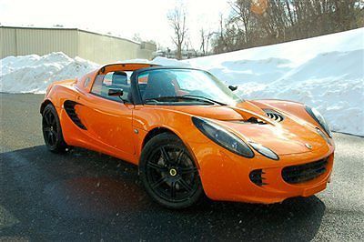 2005 lotus elise sport package in chrome orange/one owner!