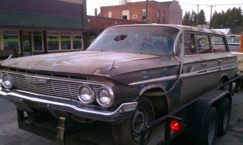 1961 chevrolet nomad station wagon / patina,  (impala, belair, biscayne)