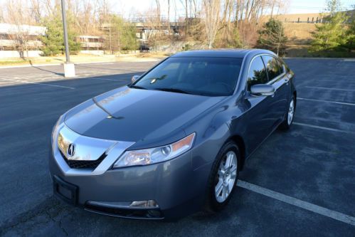 2010 acura tl  no reserve, fully loaded navigation