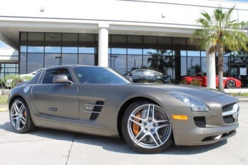 2012 mercedes amg sls magno manza gray over exclusive red leather and  loaded
