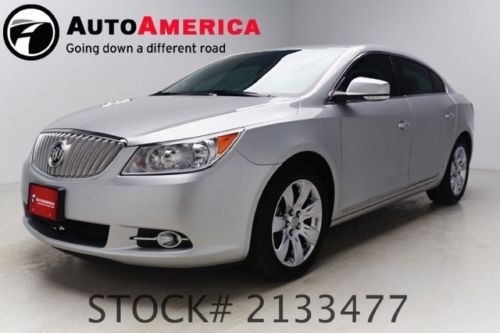 42k low miles 2012 buic lacrosse premium 3 fwd nav panoramic roof heated leather
