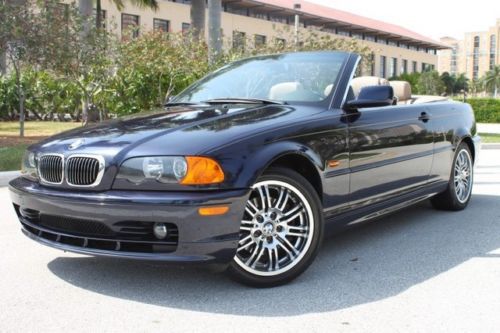 2003 bmw 3 series 325ci convertible, prem pkg, hk sound, xenons, florida car!