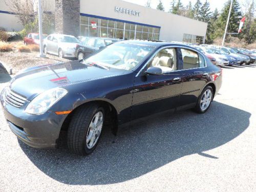 2004 infinity g35, no reserve, all wheel drive, one owner, no accidents