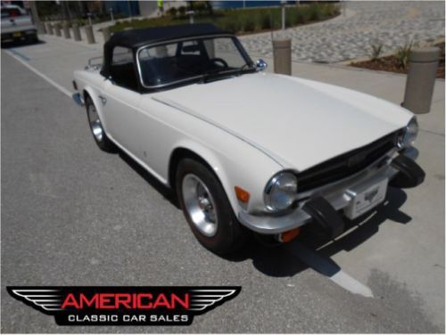 1976 triumph tr6 restored and gorgeous! new paint top interior runs/drives great