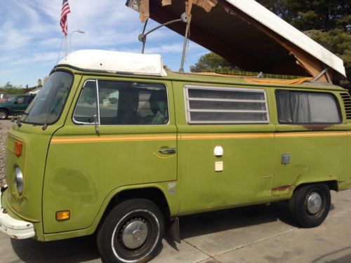 Purchase used 1977 VOLKSWAGEN WESTFALIA POP TOP CAMPER BUS ...