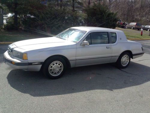 1986 mercury cougar--low miles--5.0l v8 engine--very fast-! no reserve