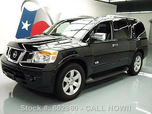 2008 nissan armada le 8-pass leather rear cam dvd 72k texas direct auto