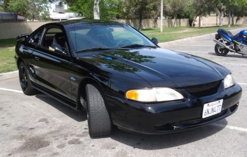 Black on black mustang gt very good condition, coupe  w/rebuilt motor
