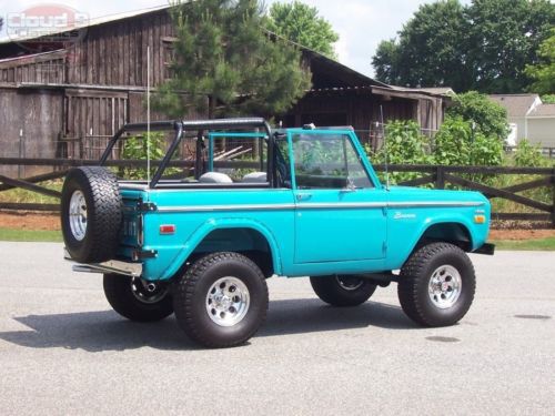 High quality 1970 ford bronco classic fully restored 302 4wd 4-speed show and go