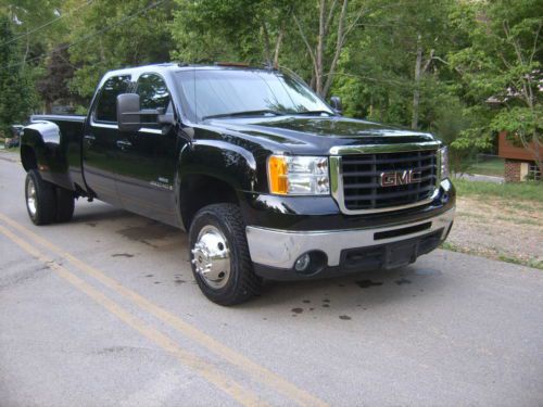 2008 gmc sierra 3500 hd duramax allison 4x4 slt dually crew cab must see