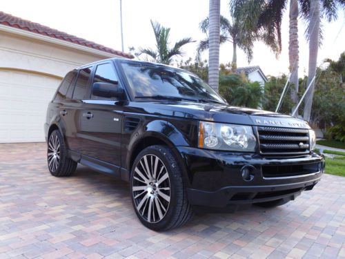 2009 land rover range rover sport supercharged sport 22&#039; rims mint!!!