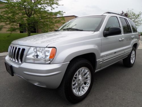 2002 jeep grand cherokee limited 4.7l v8 selec-trac 4x4 leather &amp; sunroof