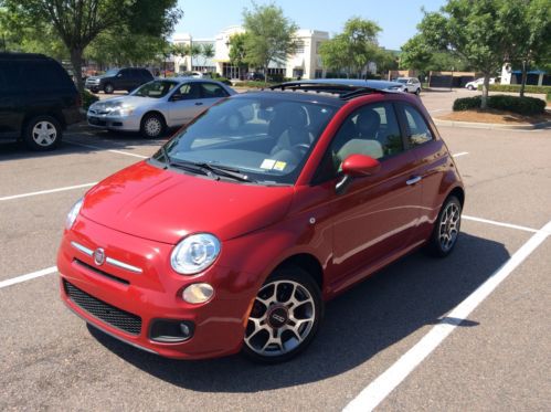 Fiat 500 sport, fully loaded, manual, huge sunroof, auto climate control, bose