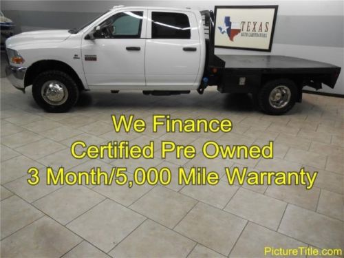 11 ram 3500 4x4 flatbed cummins diesel certified warranty we finance texas