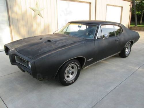 1968 pontiac gto real deal barn find!!! wt motor #16 heads 236 carb etc!!