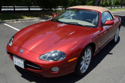 2006 jaguar xk8 convertible, very clean, only 25,022 miles, radiance red