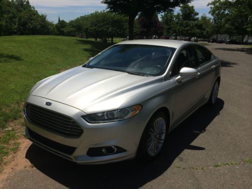 2013 ford fusion  2.0l v4  ecoboost leather 18&#034; rims and more no reserve must go