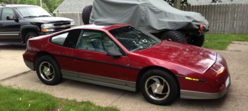 1987 - red - fastback - manual - strong - fast